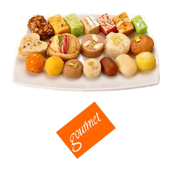 Send Gourmet Mix Mithai 2Kg to Pakistan Prime Gifts Shop Pakistan